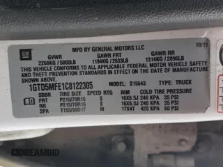 2012 GMC Canyon SLE1 with VIN 1GTD5MFE1C8122305, listed as a Copart auction lot 42925195 with 167,462 mi miles and Salvage Title. Bid and sale history available at carsss.com. Image 12.
