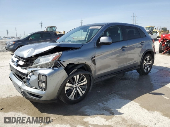 2022 Mitsubishi Outlander Sport ES with VIN JA4APUAU1NU015965, listed as a Copart auction lot 49728495 with 60,968 mi miles and Salvage Title. Bid and sale history available at carsss.com. Image 1.