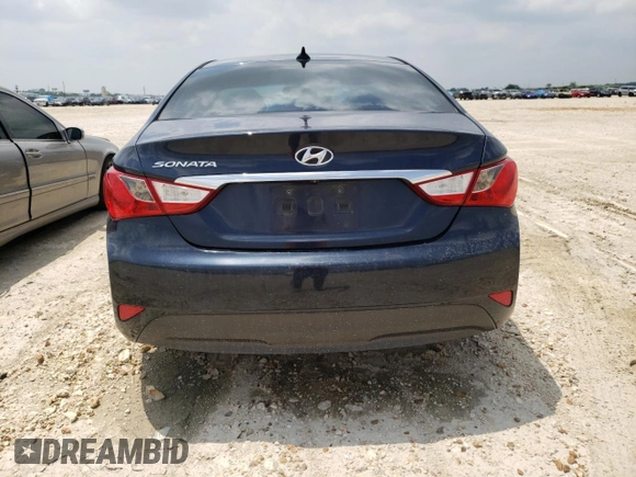 2014 Hyundai Sonata GLS with VIN 5NPEB4AC2EH909741, listed as a Copart auction lot 55520215 with 151,621 mi miles and Clean Title. Bid and sale history available at carsss.com. Image 6.