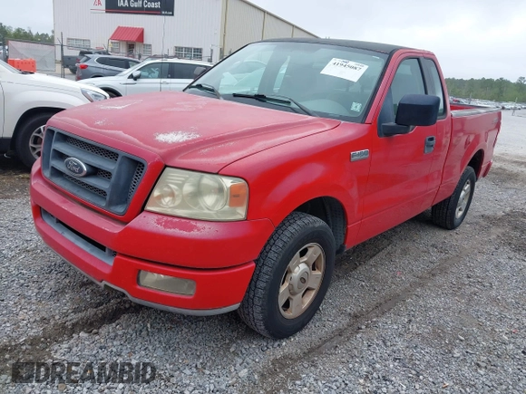 2004 Ford F-150 XL with VIN 1FTRF12W44NB63112, listed as a IAAI auction lot 41945087 with 1 mi miles. Bid and sale history available at carsss.com. Image 2.