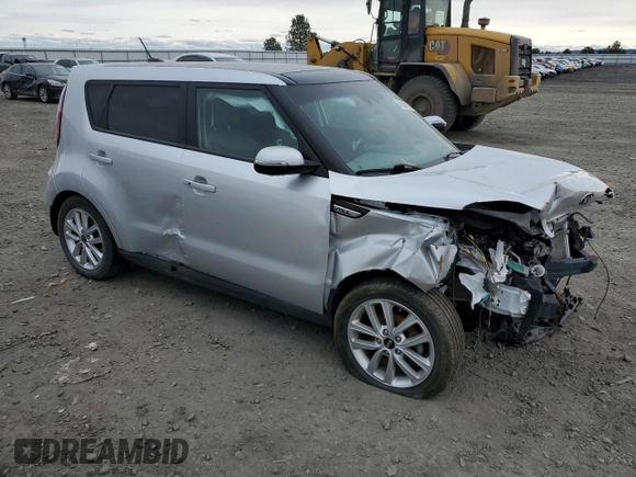 2017 Kia Soul + with VIN KNDJP3A5XH7437177, listed as a Copart auction lot 48389185 with 44,662 mi miles and Salvage Title. Bid and sale history available at carsss.com. Image 4.