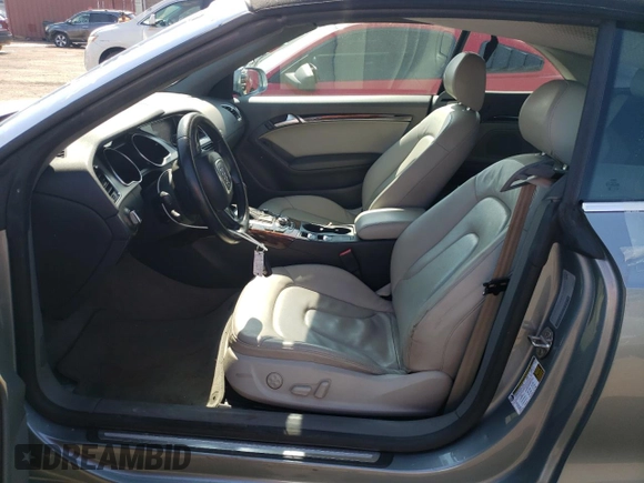 2011 Audi A5 Premium Plus with VIN WAULFAFH2BN018775, listed as a Copart auction lot 55427645 with 93,984 mi miles and Salvage title. Bid and sale history available at DreamBid. Image 7.