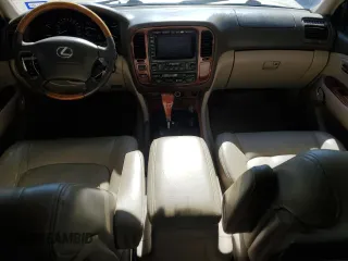 2002 Lexus LX 470 z VIN JTJHT00W523513337, wystawiony jako Copart lot #47001735 z przebiegiem 261 108 mil mil oraz Szkody całkowita. Historia ofert i sprzedaży dostępna na DreamBid. Obrazek 8.