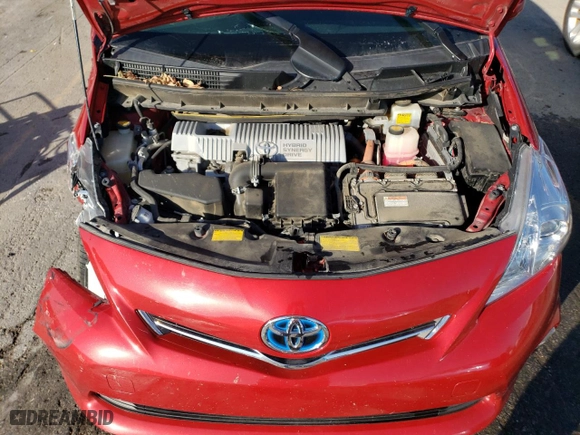 2014 Toyota Prius v Two with VIN JTDZN3EU1EJ001150, listed as a Copart auction lot 73795244 with 139,626 mi miles and Salvage Title. Bid and sale history available at carsss.com. Image 12.