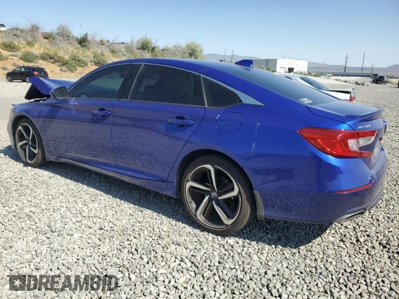 2020 Honda Accord Sport with VIN 1HGCV1F34LA123953, listed as a Copart auction lot 59632755 with 93,696 mi miles and Salvage title. Bid and sale history available at DreamBid. Image 2.