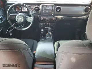 2021 Jeep Gladiator Willys with VIN 1C6HJTAGXML590037, listed as a Copart auction lot 77771864 with 92,087 mi miles and Salvage Title. Bid and sale history available at carsss.com. Image 8.