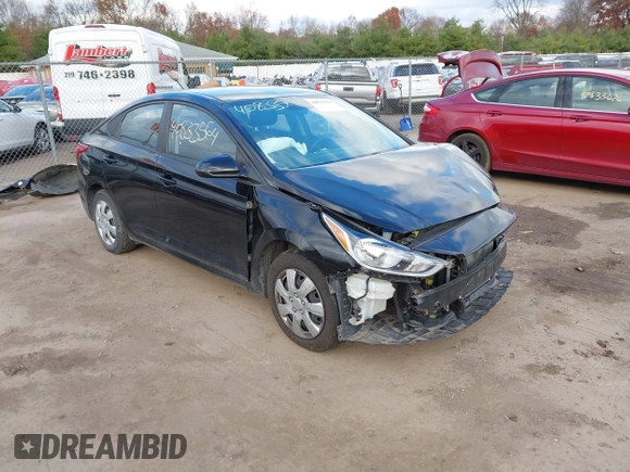 2018 Hyundai Accent SE with VIN 3KPC24A34JE025385, listed as a IAAI auction lot 40833564 with 75,012 mi miles and . Bid and sale history available at carsss.com. Image 1.