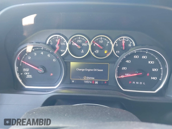 2020 Chevrolet Silverado 1500 LT with VIN 1GCRYDED8LZ334392, listed as a IAAI auction lot 41239456 with 159,216 mi miles. Bid and sale history available at carsss.com. Image 7.