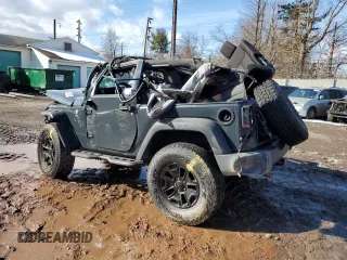 2017 Jeep Wrangler Willys Wheeler with VIN 1C4AJWAG4HL600496, listed as a Copart auction lot 42083985 with Not Provided miles and Salvage Title. Bid and sale history available at DreamBid. Image 2.