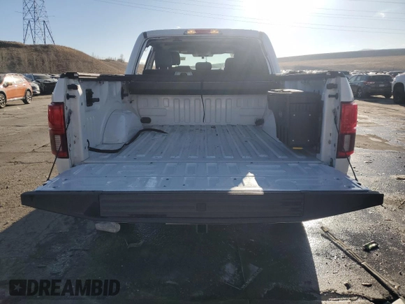 2020 Ford F-150 XL with VIN 1FTEW1E55LKD88107, listed as a Copart auction lot 42810105 with 107,698 mi miles and Salvage Title. Bid and sale history available at carsss.com. Image 6.