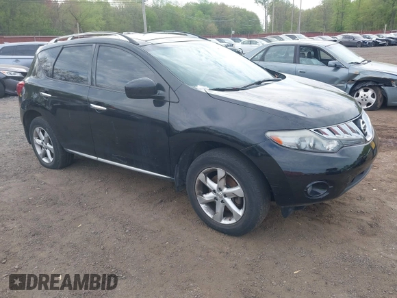2009 Nissan Murano S with VIN JN8AZ18W19W205964, listed as a IAAI auction lot 42161698 with 154,503 mi miles and . Bid and sale history available at carsss.com. Image 1.