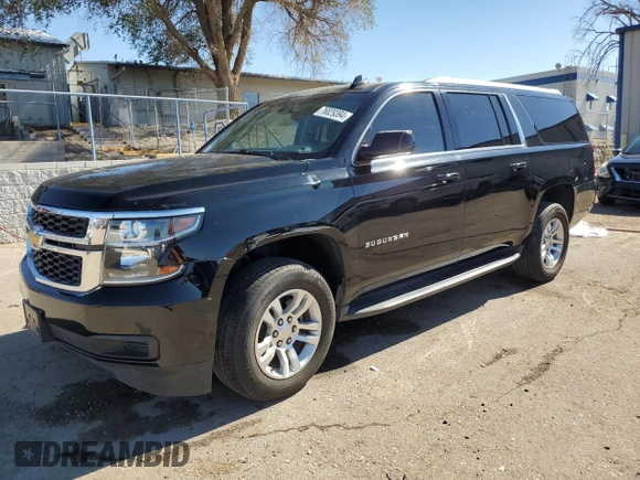 2019 Chevrolet Suburban LS with VIN 1GNSCGKC6KR180042, listed as a Copart auction lot 76829394 with 75,574 mi miles and Salvage title. Bid and sale history available at DreamBid. Image 1.