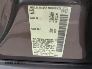 2014 Nissan Altima SV with VIN 1N4AL3APXEC134101, listed as a IAAI auction lot 42102731 with 178,791 mi miles and . Bid and sale history available at DreamBid. Image 9.