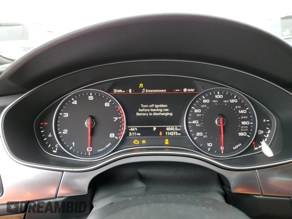 2015 Audi A7 3.0 Premium Plus with VIN WAUWGAFC7FN010322, listed as a Copart auction lot 38661454 with 114,273 mi miles. Bid and sale history available at carsss.com. Image 9.