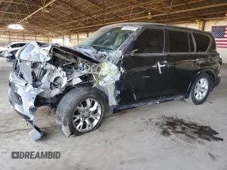 2011 Infiniti QX56 7-passenger z VIN JN8AZ2NFXB9500298, wystawiony jako Copart lot #50919465 z przebiegiem 205 863 mil mil oraz Szkoda całkowita • Salvage title. Historia ofert i sprzedaży dostępna na DreamBid. Obrazek 1.