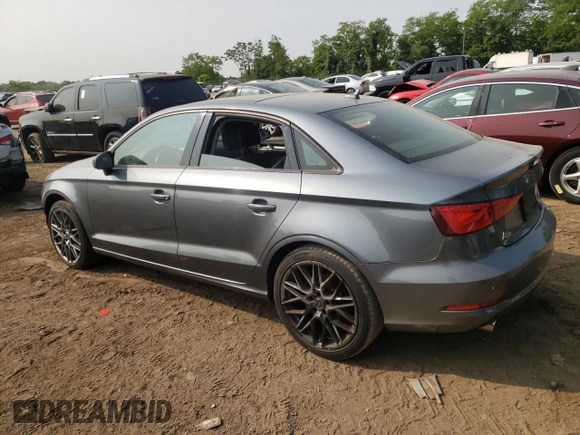 2016 Audi A3 2.0T Premium with VIN WAUB8GFF2G1018152, listed as a Copart auction lot 53251553 with 57,582 mi miles. Bid and sale history available at carsss.com. Image 2.