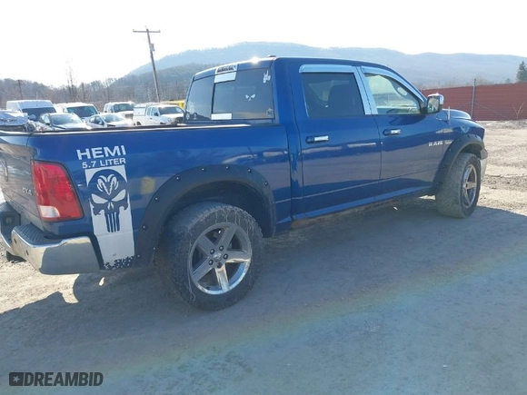2009 Dodge Ram 1500 SLT with VIN 1D3HV13T89S793671, listed as a IAAI auction lot 41688240 with 264,173 mi miles. Bid and sale history available at carsss.com. Image 4.