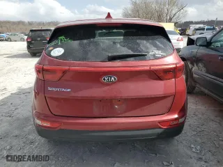 2017 Kia Sportage LX with VIN KNDPMCAC0H7110790, listed as a Copart auction lot 49849215 with 13,106 mi miles and Salvage Title. Bid and sale history available at carsss.com. Image 6.