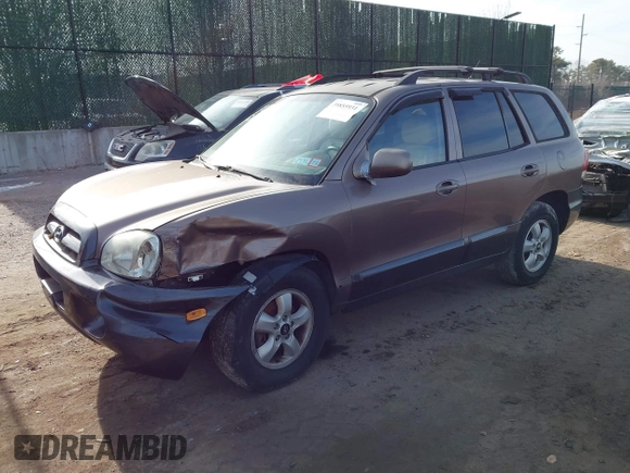 2005 Hyundai Santa Fe GLS with VIN KM8SC13D45U929446, listed as a IAAI auction lot 41200311 with 157,669 mi miles and . Bid and sale history available at DreamBid. Image 2.