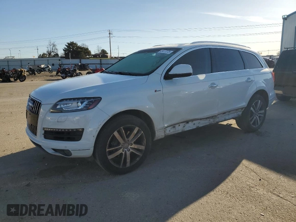 2015 Audi Q7 3.0T Premium Plus with VIN WA1LGAFE1FD004216, listed as a Copart auction lot 49417375 with 140,851 mi miles and Salvage Title. Bid and sale history available at carsss.com. Image 1.