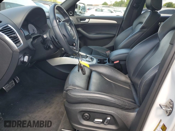 2015 Audi SQ5 Premium Plus with VIN WA1CGAFP6FA048943, listed as a Copart auction lot 65964604 with 103,596 mi miles and Salvage Title. Bid and sale history available at carsss.com. Image 7.
