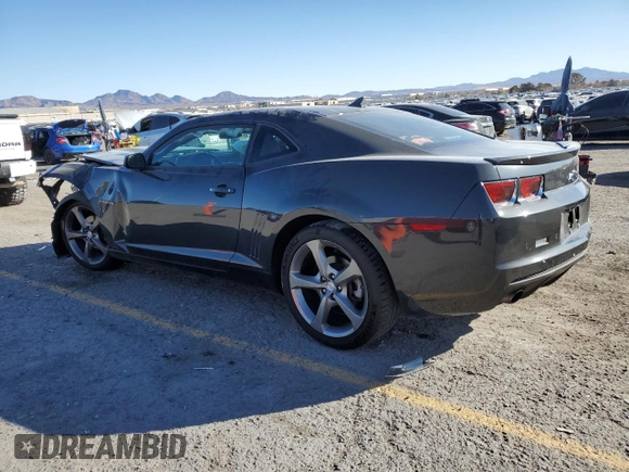 2013 Chevrolet Camaro LT with VIN 2G1FC1E35D9139345, listed as a Copart auction lot 45217035 with 112,520 mi miles and Salvage Title. Bid and sale history available at carsss.com. Image 2.