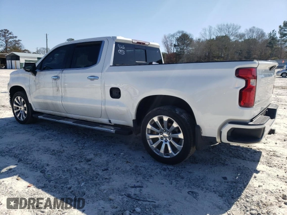 2019 Chevrolet Silverado 1500 High Country with VIN 1GCUYHEL9KZ239315, listed as a Copart auction lot 45550645 with 50,949 mi miles and Salvage Title. Bid and sale history available at carsss.com. Image 2.