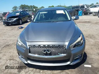 2015 Infiniti Q50 with VIN JN1BV7AP0FM357018, listed as a IAAI auction lot 42326677 with 179,436 mi miles and . Bid and sale history available at DreamBid. Image 6.
