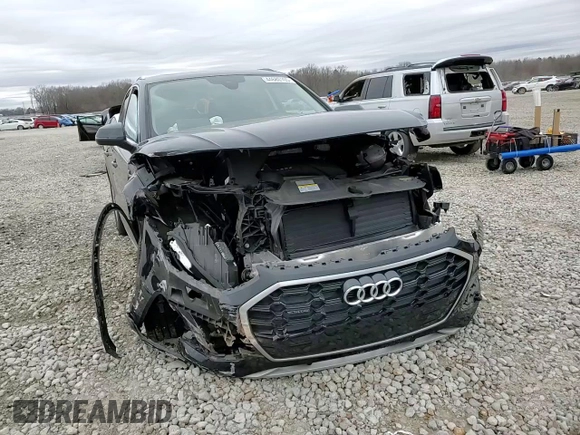 2023 Audi Q5 S line Premium with VIN WA1GAAFY4P2025538, listed as a Copart auction lot 44680105 with 13,130 mi miles and Salvage Title. Bid and sale history available at carsss.com. Image 12.