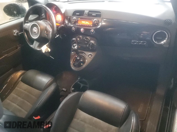 2012 FIAT 500 Sport with VIN 3C3CFFBR7CT105575, listed as a Copart auction lot 61782495 with 126,033 mi miles and Clean title. Bid and sale history available at DreamBid. Image 8.