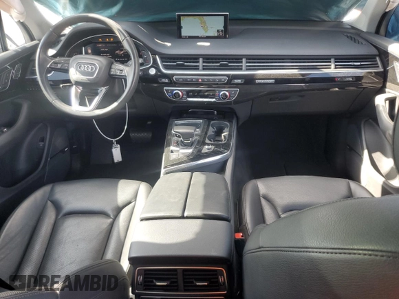 2019 Audi Q7 Premium Plus with VIN WA1LAAF73KD037473, listed as a Copart auction lot 58695665 with 33,707 mi miles and Non repairable. Bid and sale history available at DreamBid. Image 8.