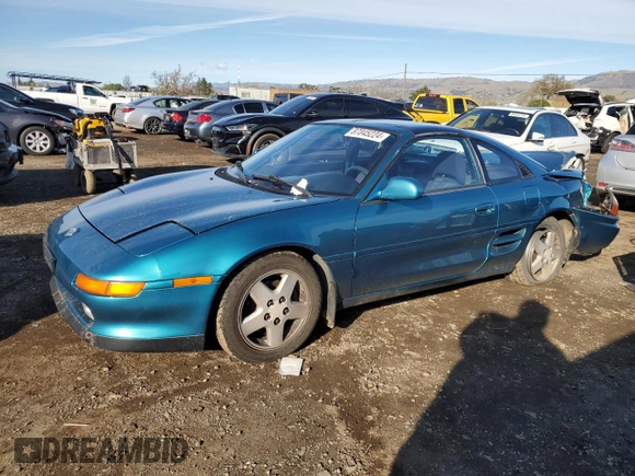 1993 Toyota MR2 z VIN JT2SW22N9P0078369, wystawiony jako Copart lot #87045224 z przebiegiem 240 232 mil mil oraz Szkoda całkowita • Salvage title. Historia ofert i sprzedaży dostępna na DreamBid. Obrazek 1.