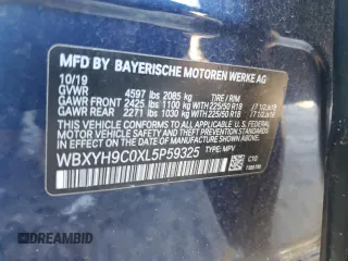 2020 BMW X2 sDrive28i z VIN WBXYH9C0XL5P59325, wystawiony jako Copart lot #51863555 z przebiegiem 49 551 mil mil oraz Szkoda całkowita • Salvage title. Historia ofert i sprzedaży dostępna na DreamBid. Obrazek 16.