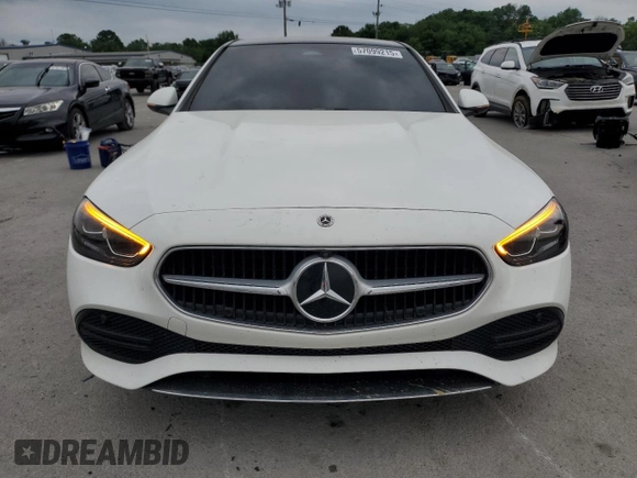 2022 Mercedes-Benz C 300 z VIN W1KAF4GB8NR053068, wystawiony jako Copart lot #57099215 z przebiegiem 32 308 mil mil oraz Szkoda całkowita • Salvage title. Historia ofert i sprzedaży dostępna na DreamBid. Obrazek 5.