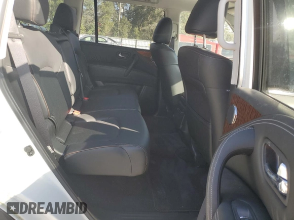 2020 Nissan Armada SL with VIN JN8AY2ND8L9109346, listed as a Copart auction lot 43010145 with 32,268 mi miles and Salvage Title. Bid and sale history available at carsss.com. Image 11.