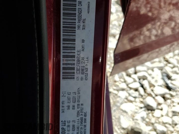 2011 Chrysler 200 Touring z VIN 1C3BC1FB3BN514191, wystawiony jako Copart lot #54098275 z przebiegiem 188 064 mil mil oraz Szkoda całkowita • Salvage title. Historia ofert i sprzedaży dostępna na DreamBid. Obrazek 13.