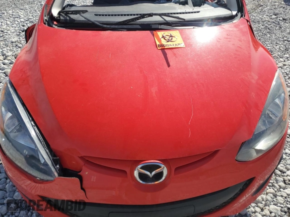 2014 Mazda 2 Sport with VIN JM1DE1KY2E0185106, listed as a Copart auction lot 47486205 with Not Provided miles and Salvage Title. Bid and sale history available at DreamBid. Image 12.