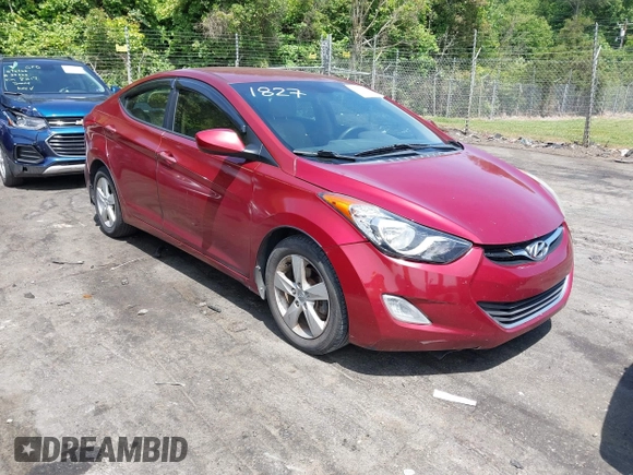 2013 Hyundai Elantra GLS с VIN 5NPDH4AE4DH301827, выставлен на аукционе IAAI как лот 42213454 с пробегом 155 537 миль миль и . История ставок и продаж доступна на DreamBid. Изображение 1.