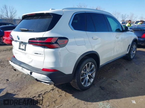 2024 BMW X5 xDrive50e with VIN 5UX43EU0XR9U35163, listed as a IAAI auction lot 41780918 with 17,679 mi miles. Bid and sale history available at carsss.com. Image 4.