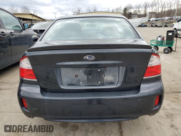 2008 Subaru Legacy with VIN 4S3BL616086217224, listed as a Copart auction lot 47004544 with 164,783 mi miles and Salvage title. Bid and sale history available at DreamBid. Image 6.