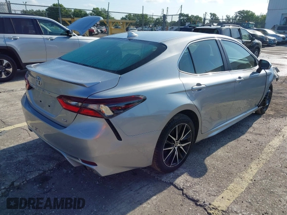 2023 Toyota Camry SE with VIN 4T1G11AK5PU750719, listed as a IAAI auction lot 42133210 with 55,688 mi miles. Bid and sale history available at carsss.com. Image 4.