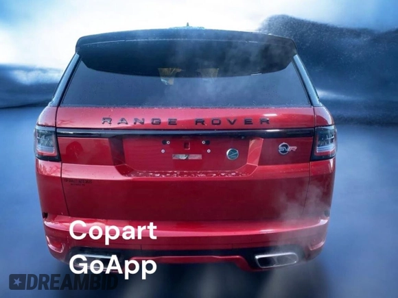 2019 Land Rover Range Rover Sport SVR with VIN SALWZ2SE0KA850XXX, listed as a Copart auction lot 48609505 with 67,838 mi miles and Clean Title. Bid and sale history available at DreamBid. Image 4.