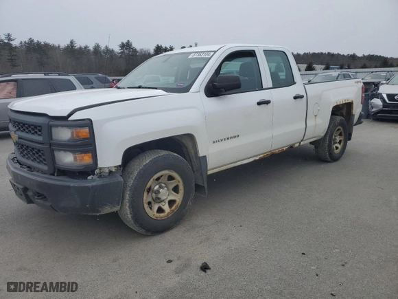 2015 Chevrolet Silverado 1500 Work Truck with VIN 1GCVKPEHXFZ179577, listed as a Copart auction lot 87363104 with 198,523 mi miles and Salvage Title. Bid and sale history available at carsss.com. Image 1.