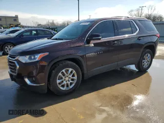2020 Chevrolet Traverse LT Cloth z VIN 1GNERGKW2LJ253946, wystawiony jako Copart lot #46180455 z przebiegiem 98 965 mil mil oraz Szkoda całkowita • Salvage title. Historia ofert i sprzedaży dostępna na DreamBid. Obrazek 1.