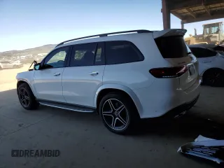 2023 Mercedes-Benz GLS 450 with VIN 4JGFF5KE7PA954520, listed as a Copart auction lot 47780935 with 22,752 mi miles and Salvage Title. Bid and sale history available at DreamBid. Image 2.