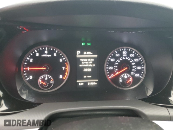 2021 Kia K5 GT-Line with VIN 5XXG64J20MG032116, listed as a Copart auction lot 43011215 with 91,407 mi miles and Salvage Title. Bid and sale history available at carsss.com. Image 9.