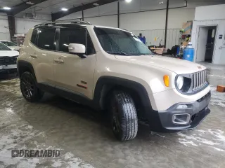 2016 Jeep Renegade Latitude with VIN ZACCJBBT4GPD21105, listed as a Copart auction lot 78734764 with 118,650 mi miles and Salvage Title. Bid and sale history available at carsss.com. Image 4.