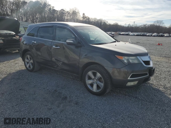 2012 Acura MDX Tech/Entertainment Pkg with VIN 2HNYD2H42CH527106, listed as a Copart auction lot 49253315 with 201,887 mi miles and Salvage Title. Bid and sale history available at carsss.com. Image 4.