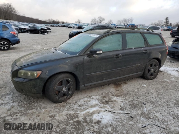 2007 Volvo V50 2.5L Turbo with VIN YV1MJ682972282221, listed as a Copart auction lot 87176234 with 0 mi miles and Clean Title. Bid and sale history available at carsss.com. Image 1.