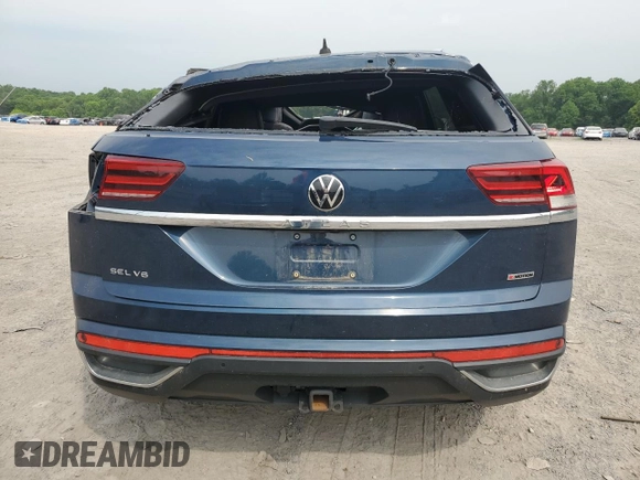 2020 Volkswagen Atlas SEL with VIN 1V2ME2CA2LC209938, listed as a Copart auction lot 59866725 with 73,484 mi miles and Salvage title. Bid and sale history available at DreamBid. Image 6.